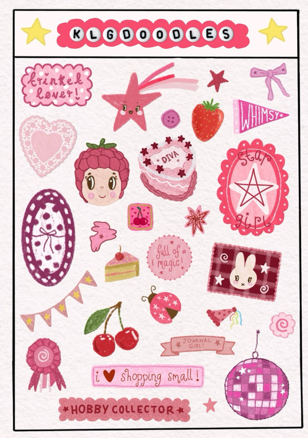 sticker sheets 🌈
