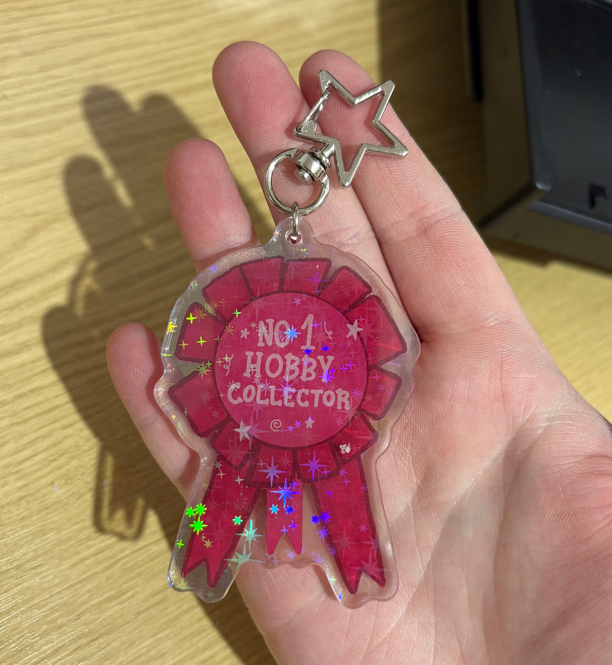 hobby collector holo keyring