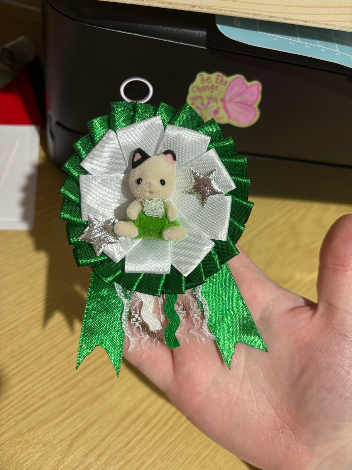 green critter rosette