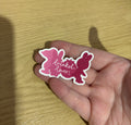 trinket lover glitter sticker