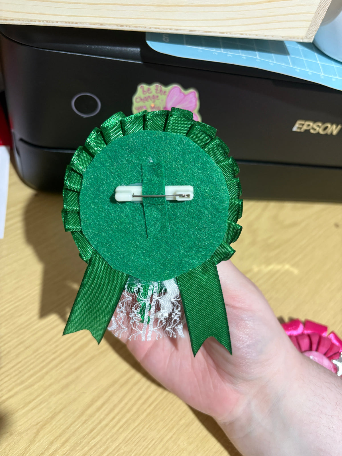 green critter rosette