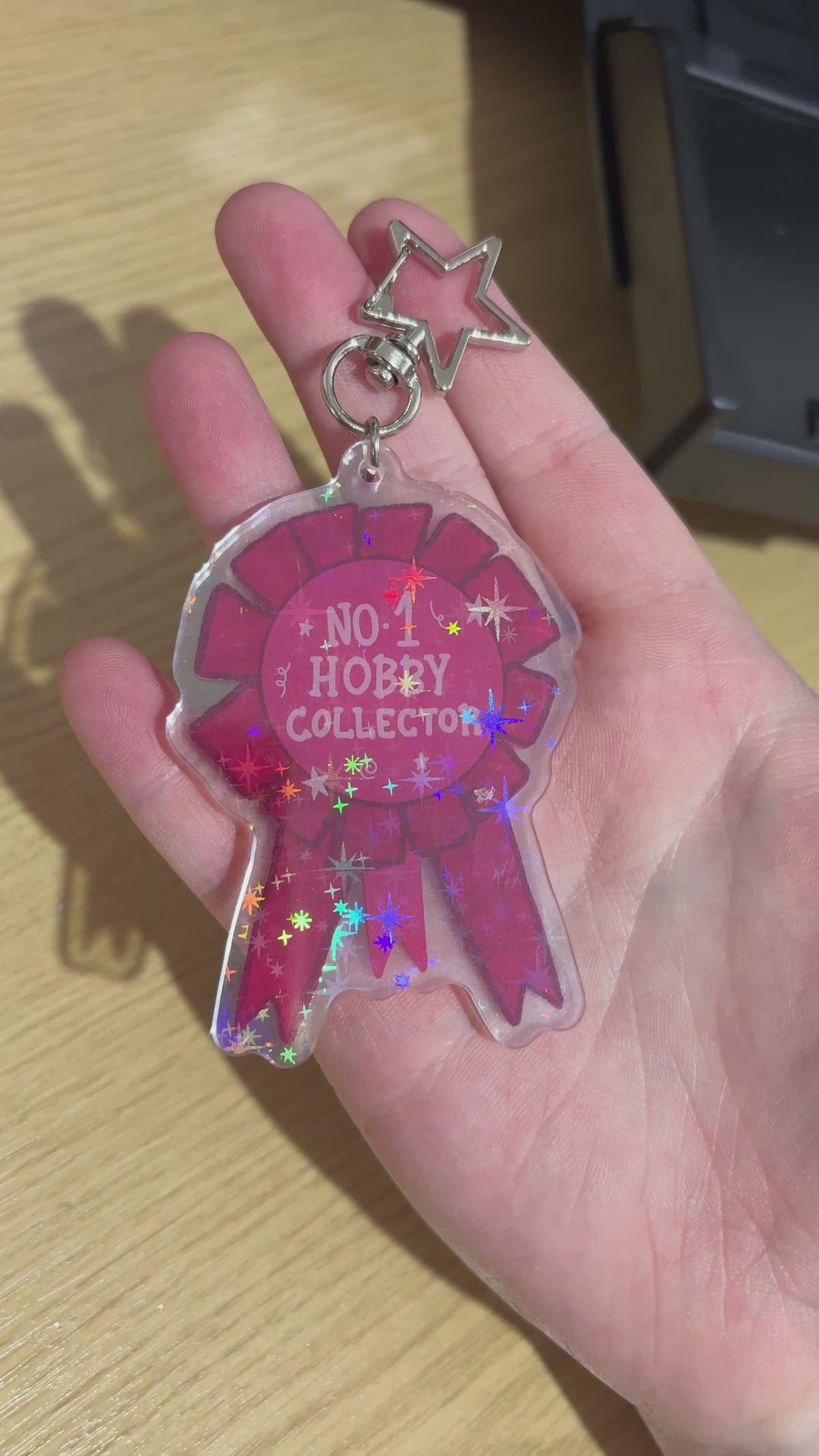 hobby collector holo keyring